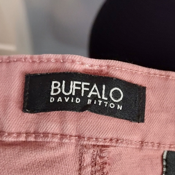 Buffalo David Bitton Havana 18/38 High Rise Soft Stretch Ankle Skinny Pink - Picture 10 of 13